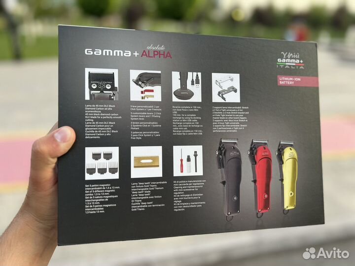 Машинка для стрижки Gamma + absolute alpha