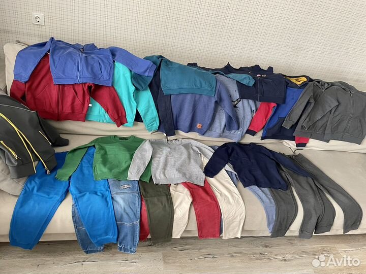 Вещи пакетом на мальчика 122 128