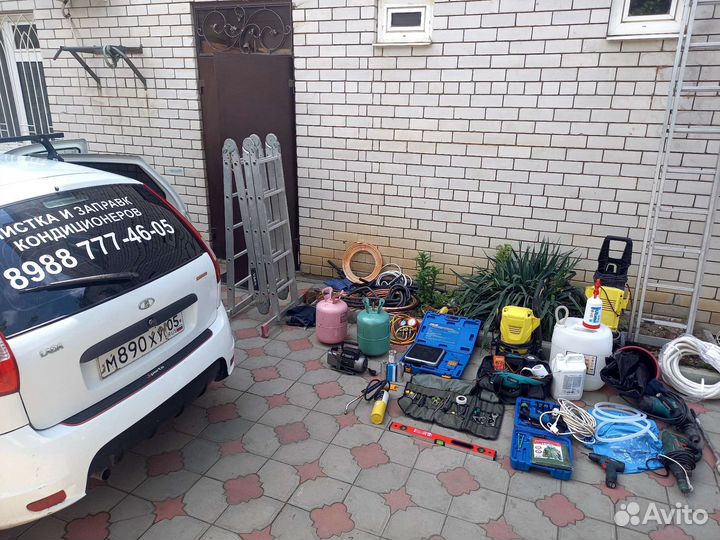 Обслуживание чистка заправка ремонт кондиционеров