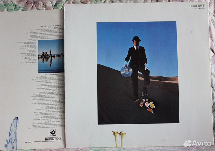 Pink Floyd Wish You Were Here оригинал