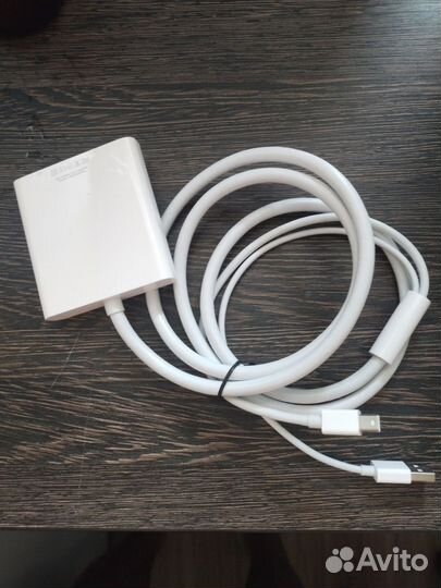 Переходник Thunderbolt+USB - DVI + USB