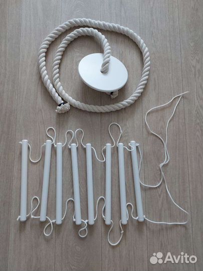 Тарзанка, верёвочная лесенка