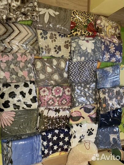 Плед флисовый новый