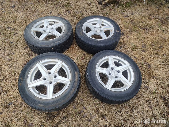 Литые диски r14 на ваз с зимней резиной