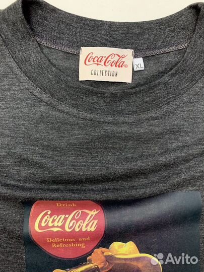 Редчайшая коллекционная футболка Coca Cola, винтаж