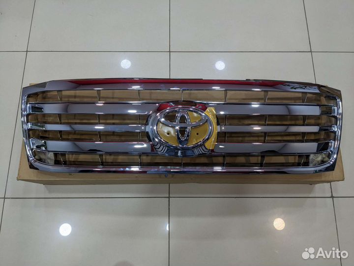 Решётка радиатора хром land cruiser 100 2005-2007