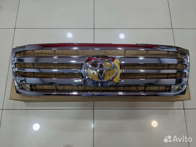 Решётка радиатора хром land cruiser 100 2005-2007