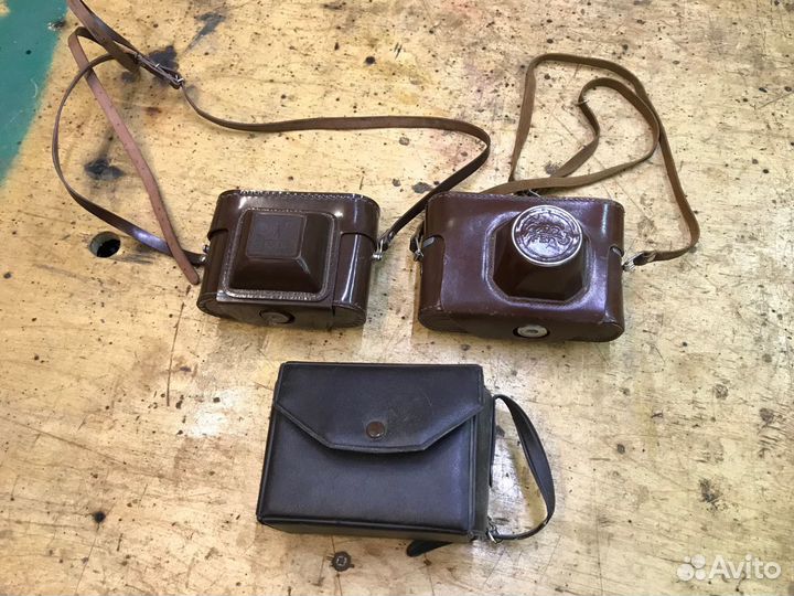 Пленочный фотоаппарат фэд-3 и Смена-8