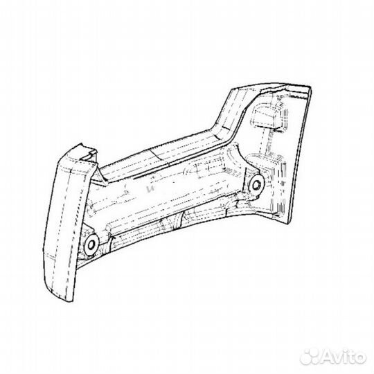 Бампер передний противовес JCB 332/G5547 N