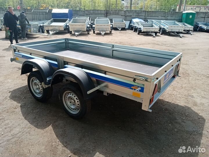 Прицеп двухосный Кремень31 3х1.5х0.3