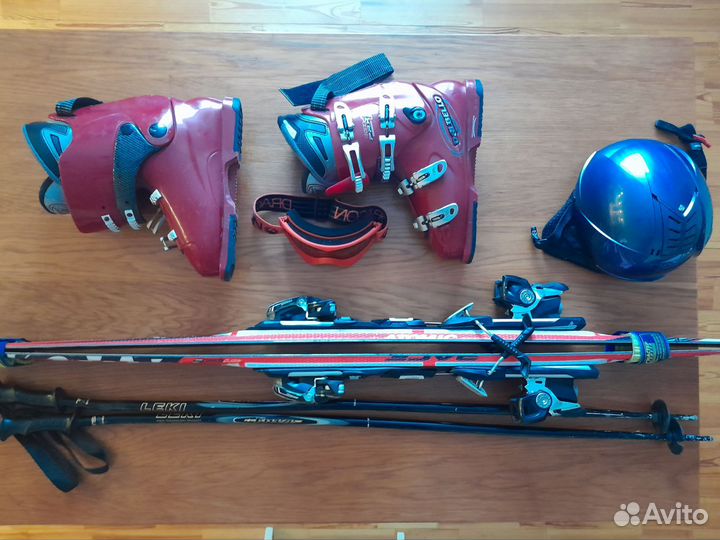 Горные лыжи в комплекте мужские