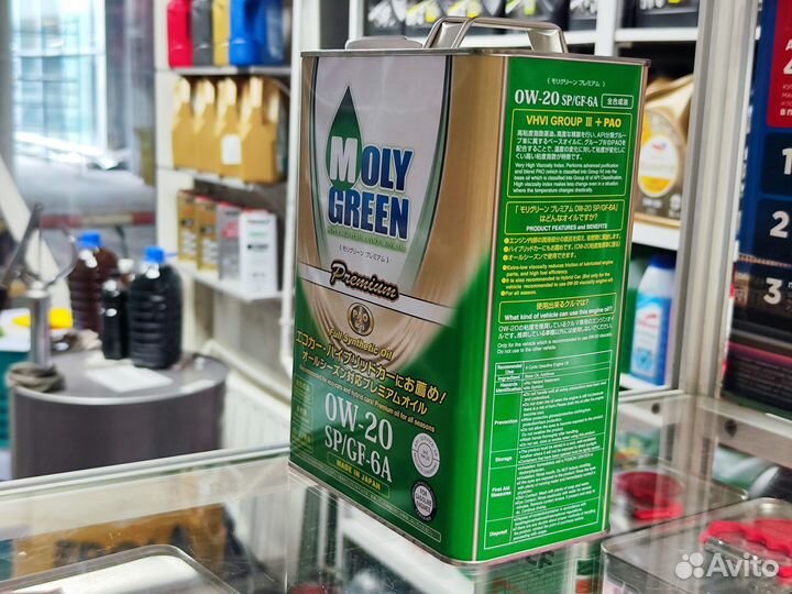 Moly Green Premium 0w20 4л