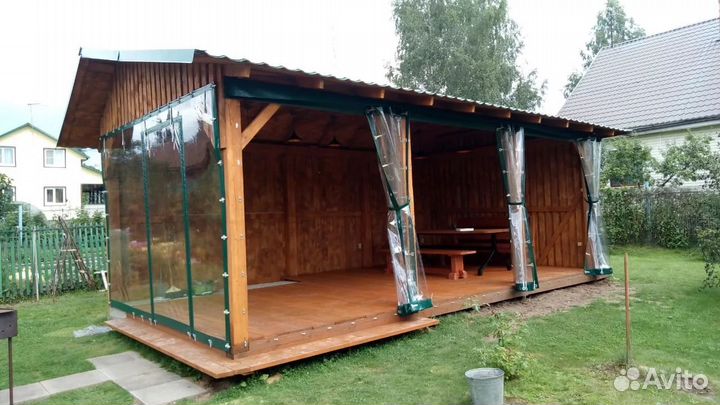 Раздвижные мягкие окна