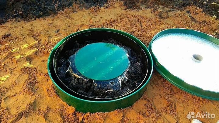 Септик под ключ без откачки. от производителя