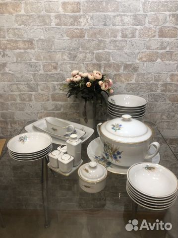 Сервиз Владивостокского фарфорового завода