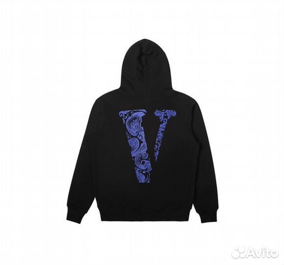 Vlone Zip-Hoodie Black ориг