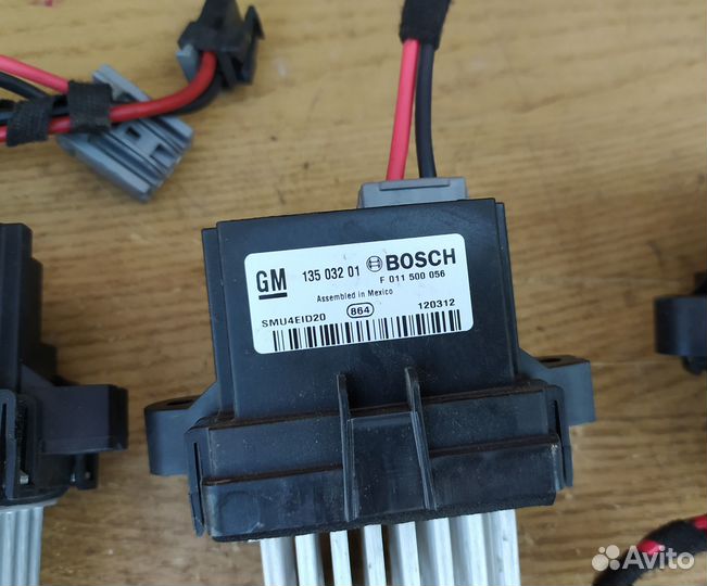 Chevrolet Cruze резистор реостат печки