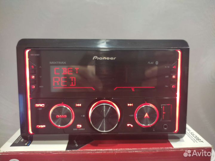 Процессорная Магнитола pioneer mvh s620bt 2din