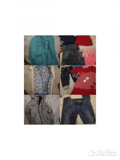 Отдам бесплатно детскую одежду и взрослую