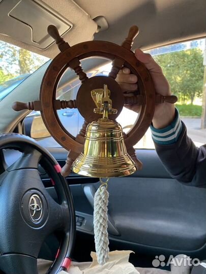 Рында Колокол Якорь Штурвал Латунь Подарок