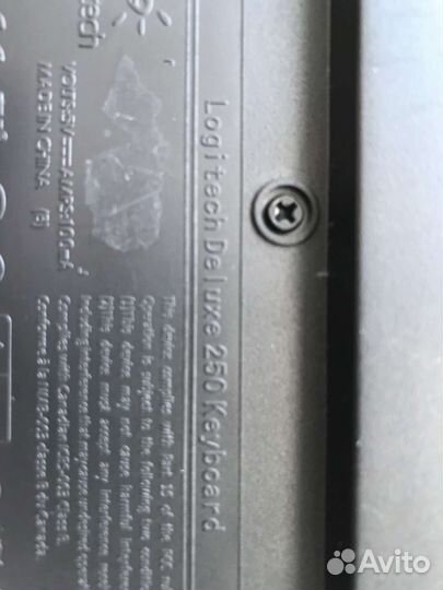 Клавиатура logitech deluxe 250