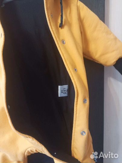 Теплый комбинезон 68см