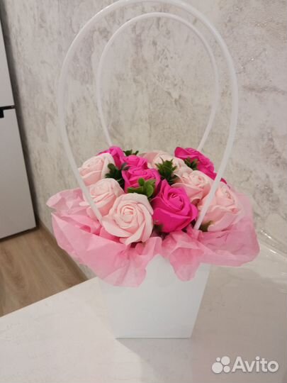 Букет из мыла