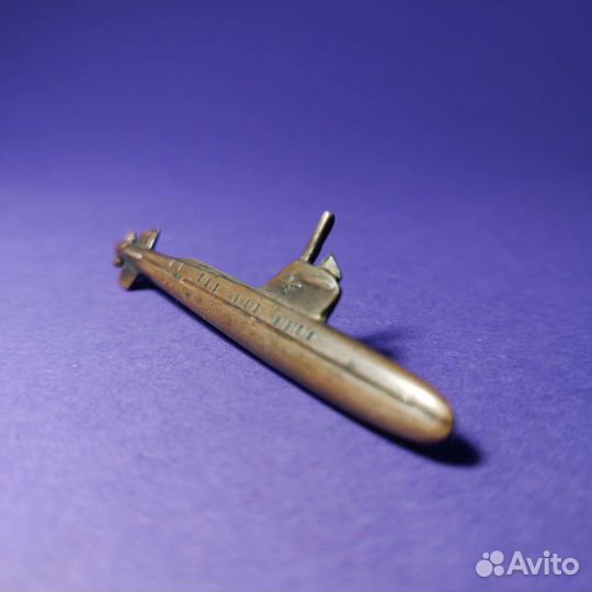 Подводная Лодка вмф СССР 1960е Зажим для галстука