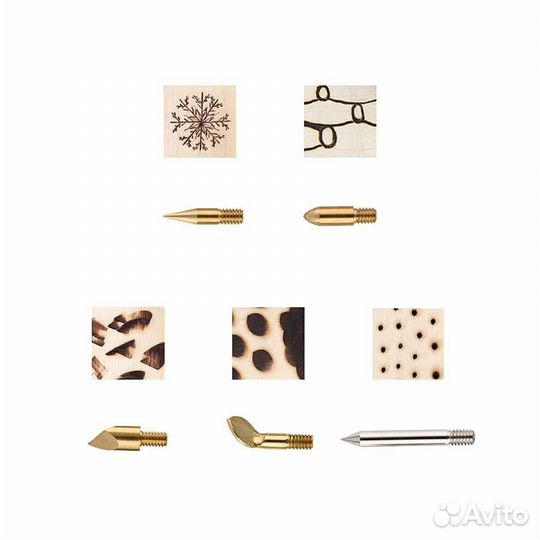 Micron Набор насадок к прибору для выжигания по д