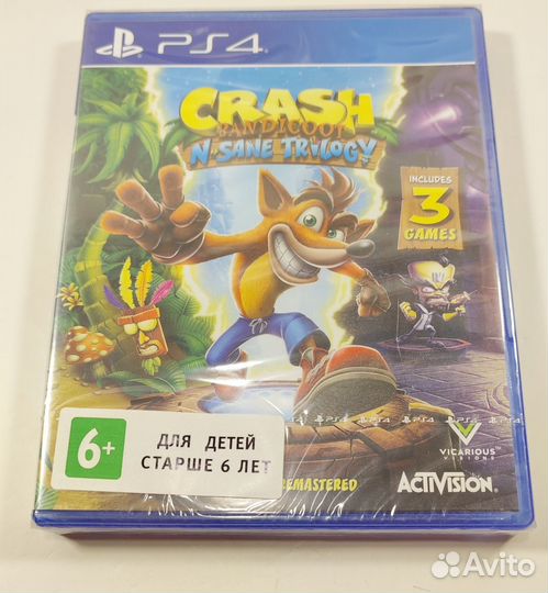 Crash Bandicoot N Sane Trilogy PS4