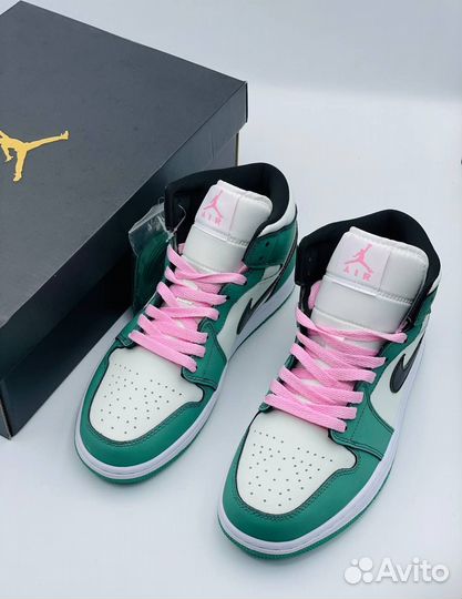 Кроссовки Air Jordan 1 Premium Зеленые