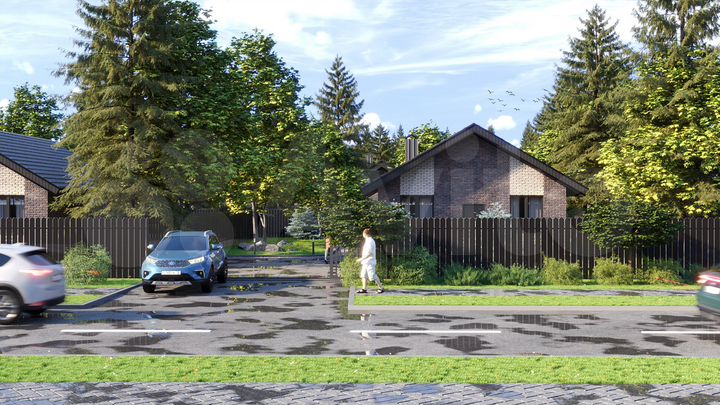 Коттедж 90 м² на участке 6 сот.