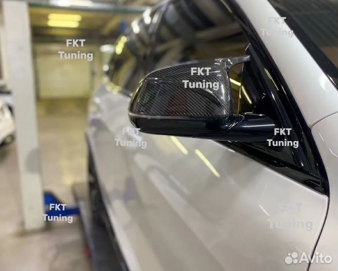 Накладки на зеркала BMW X1-X7 G-кузов М-стиль Карб