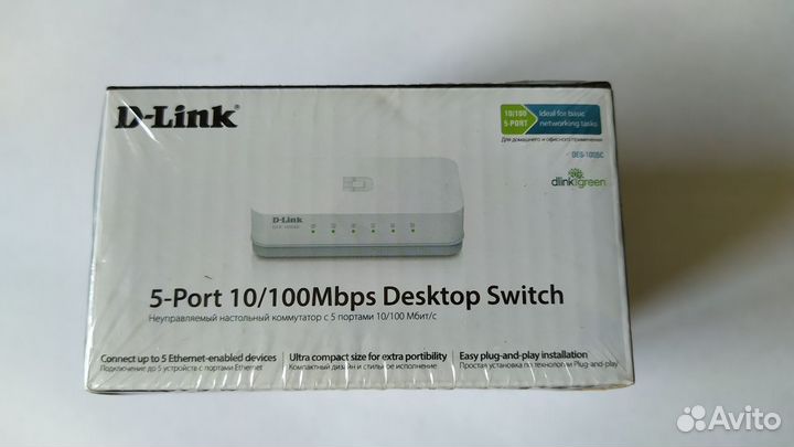 Новый Коммутатор D-link DES-1005С / свитч