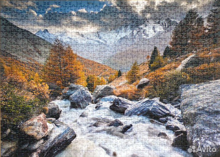 Пазл heya Mountain Stream / Горная река 1000 детал