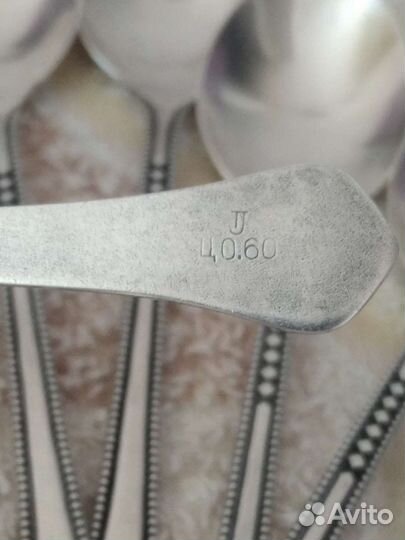 Мельхиоровые чайные ложки СССР