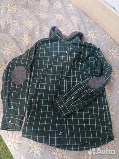 Рубашка на мальчика хлопковая в клетку