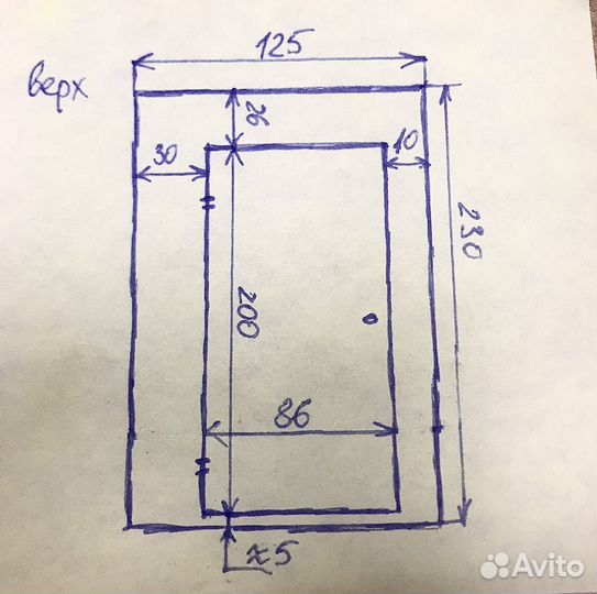 Перегородка с дверью