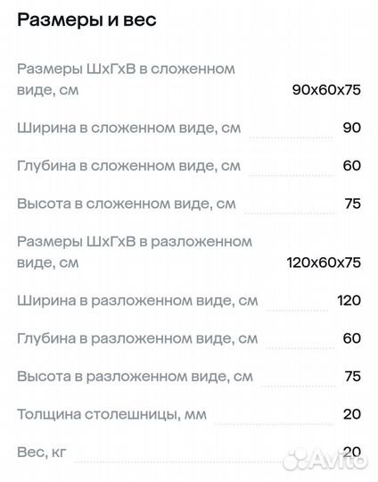 Кухонный стол