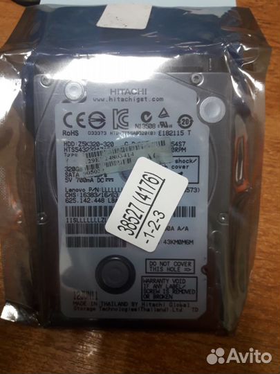 Жесткий диск для ноутбука Hitachi 320 Гб
