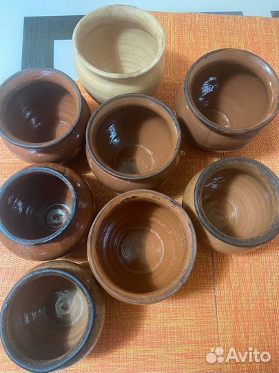 Горшок для запекания глиняный