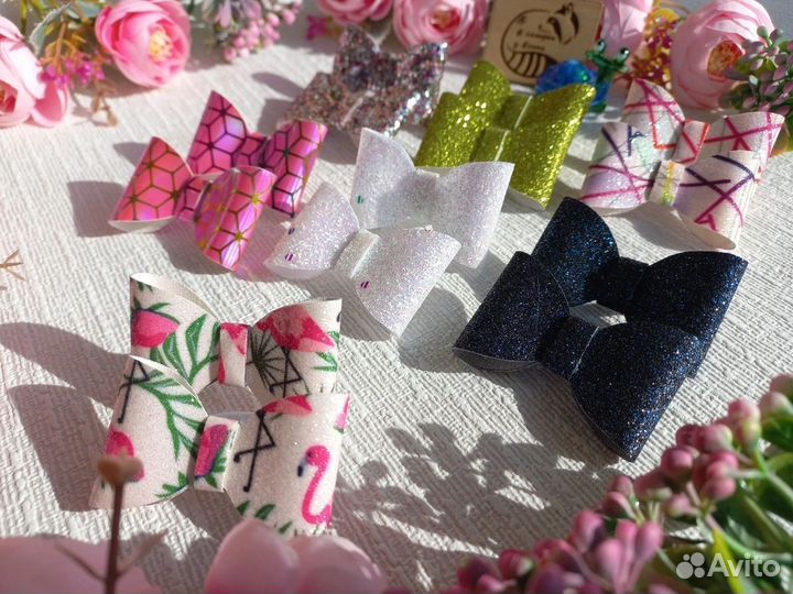 Резиночки для волос ручной работы