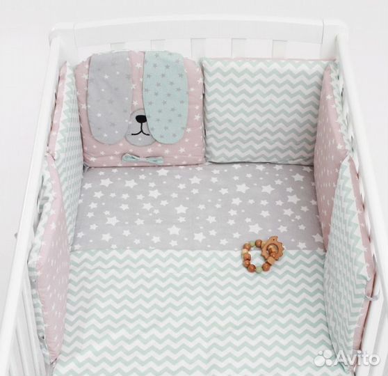 Бортики в детскую кроватку