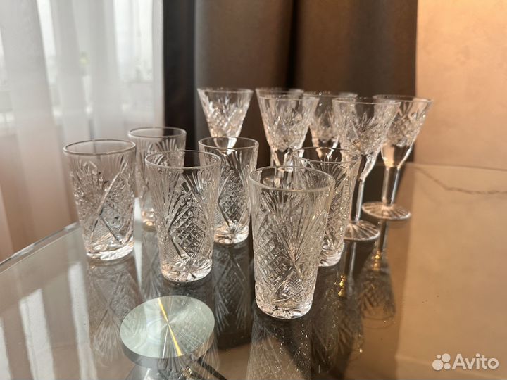 Стопки и рюмки хрусталь СССР