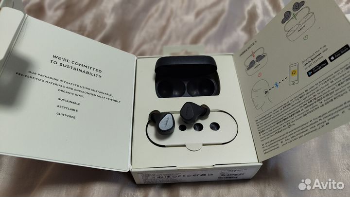 Наушники TWS Jabra Elite 3 серый