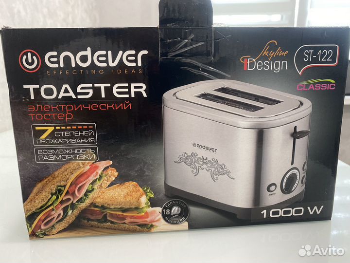 Тостер endever