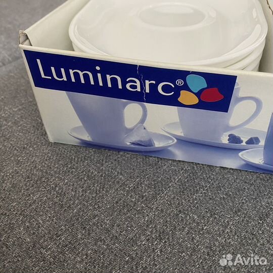 Набор чашек с блюдцем для чая и кофе