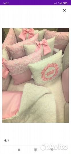 Бортики в детскую кроватку