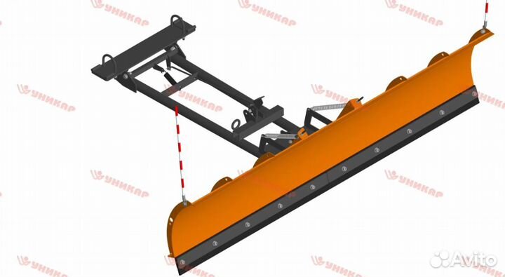 Снегоуборочный отвал для Нивы, без лебедки