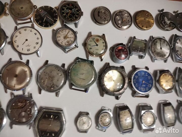 Запчасти для разных часов (СССР)
